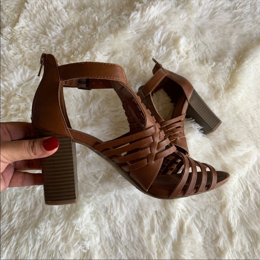 AEO Open Toe Booties- Heels